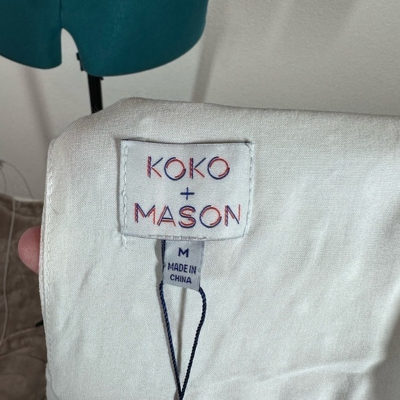 KoKo + Mason Ruffle Tiered Dress NWT - Picture 3 of 7